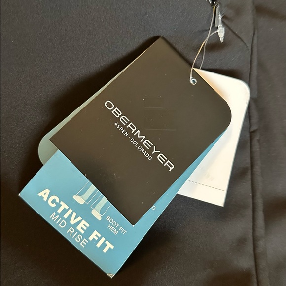 NWTs Obermeyer Women’s Hillary Stretch Soft Shell Ski Pant. Black. - Picture 10 of 15